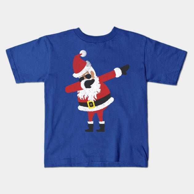 Dabbing Santa Christmas Kids T-Shirt by Tingsy